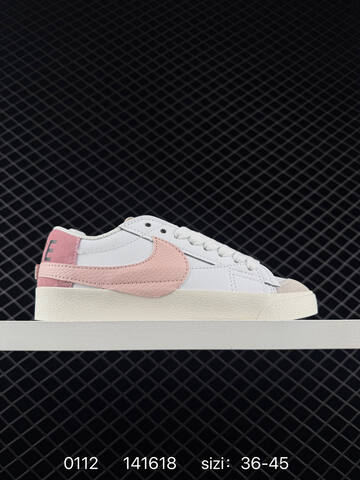 Nike Blazer Low 77 Jumbo DQ1470-141 White Light Blue EU 36-45 Casual - Unisex (BS-73187)