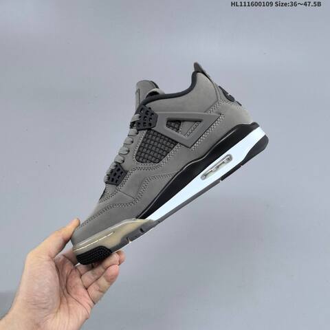 Jordan Air Jordan 4 Retro OG Grey Black EU 36-47 5 Basketball - Unisex (BS-67032)
