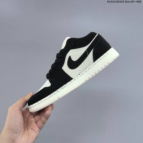 Nike Air Jordan 1 Low Black White 36-46 Casual - Unisex (BS-67088)