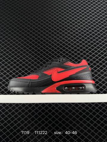 Nike Air Max BW OG Black Red EU 40-46 Lifestyle - Men's (BS-74117)