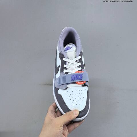 Jordan Legacy 312 Low White Grey Purple EU 36-46 Casual - Unisex (BS-66175)