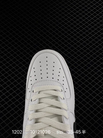 Nike Air Force 1 07 White Black EU 35-45 5 Casual - Unisex (BS-73872)