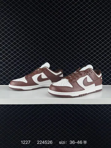 Nike SB Dunk Low Pro Brown White EU 36-46 5 Skate - Unisex BS-73462