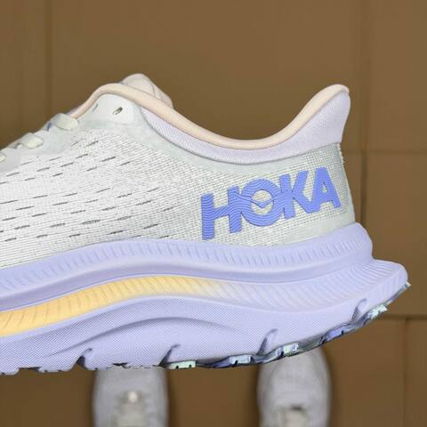 HOKA Kawana White Light Purple Pale Yellow Running Shoe Running Sneakers (BS-86926)