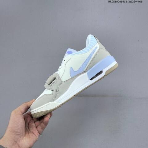 Jordan Legacy 312 Low White Light Grey Pale Blue EU 36-46 Basketball - Unisex (BS-66056)