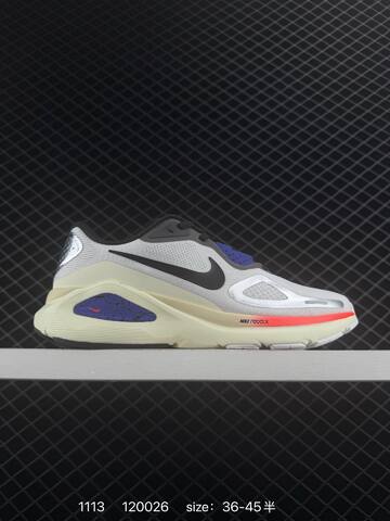 Nike Air Zoom Structure 26 White Grey Black With Blue And Red Accents EU 36-45 Running - Unisex (BS-74228)