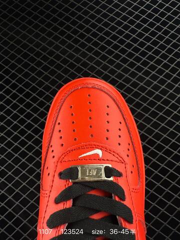 Nike Air Force 1 Low Red Black EU 36-45 Lifestyle - Unisex BS-74319