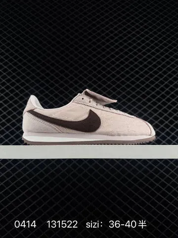 Nike Classic Cortez Leather Multiple Colorways Obsidian White Light Pink Brown Sail Indigo Haze Gum Triple Black EU 36-45 With Half Sizes Lifestyle - Unisex BS-72119