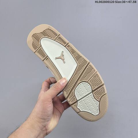 Jordan Air Jordan 4 Retro Tan Beige EU 36-47 5 Basketball - Unisex (BS-66915)