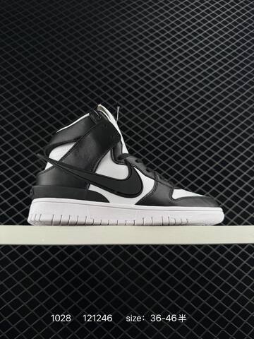 Nike AMBUSH x Nike SB Dunk High Black White 36-46 Skate - Unisex (BS-74510)