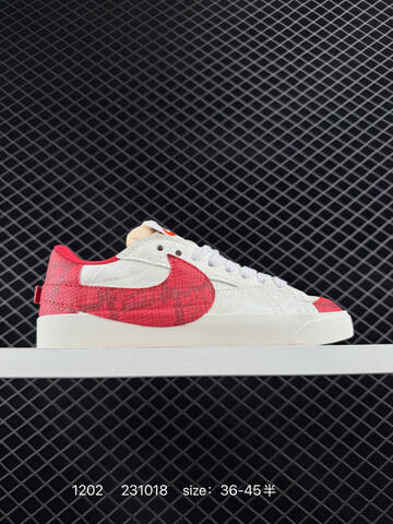 Nike Blazer Low 77 Jumbo White With Oversized Pink Black White Mint Swoosh Variants EU 36-45 5 Casual - Unisex (BS-73877)