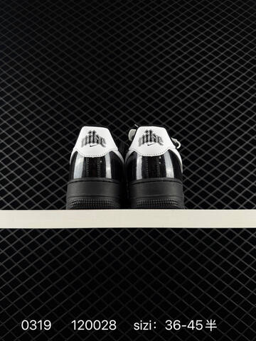 Nike Air Force 1 Low Black White EU 36-45 Casual - Unisex (BS-72592)