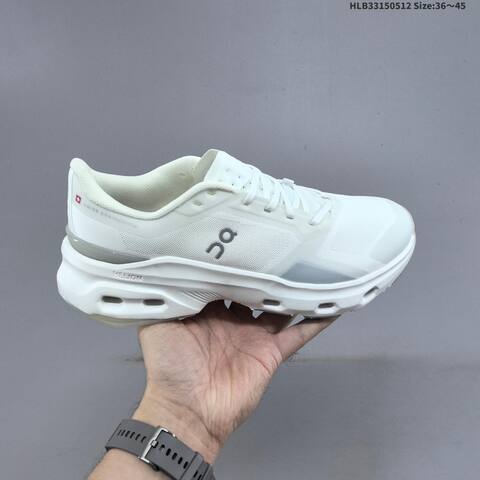 On Cloudpulse Next White Black Gray EU 36-45 Running Shoe Running Sneakers - Unisex (BS-69561)