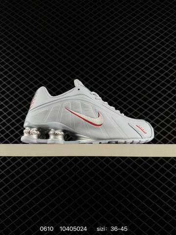 Nike Shox R4 Light Grey White Red Light Blue EU 36-45 Lifestyle - Unisex (BS-70846)