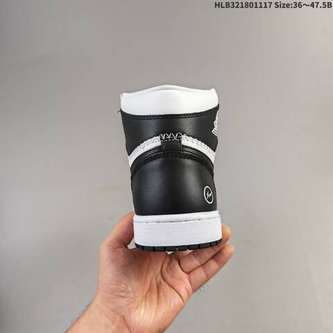 Jordan Air Jordan 1 Retro High OG White Black Grey EU 36-47 5 Basketball - Unisex (BS-63565)