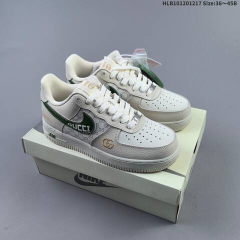 Nike Air Force 1 07 Low Grey White Black EU 36-45 Sneaker - Unisex BS-62623