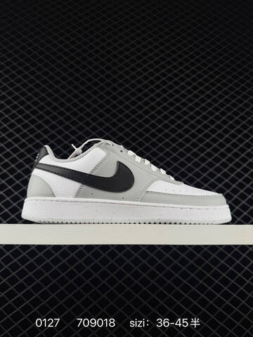 Nike Court Borough White Black EU 36-45 Casual - Unisex (BS-72929)