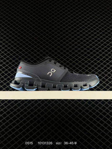 On Cloud X 4 Dark Grey Black Light Blue EU 36-45 Running Shoe Running Sneakers - Unisex BS-85280
