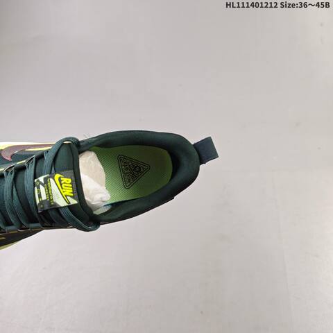 Nike Vomero 18 GTX ReactX Air Zoom Dark Green Neon Yellow Light Green EU 36-45 Running Shoe - Unisex BS-62741