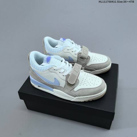 Jordan Legacy 312 Low White Light Grey Light Blue EU 36-47 Basketball - Unisex (BS-66236)