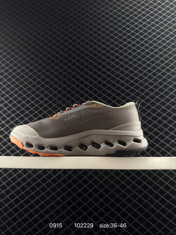 On Cloudsurfer Trail 2 Taupe Grey Orange Black EU 36-46 Trail Shoe Trail Running Sneakers Unisex BS-85494