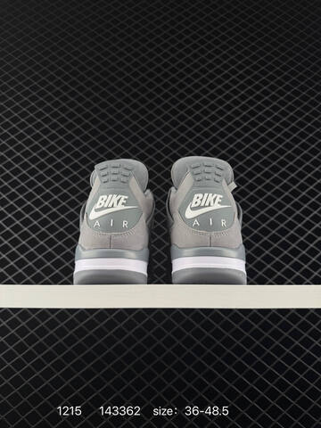 Jordan Air Jordan 4 Retro Nigel Sylvester Brick By Brick Cool Grey White EU 36-48 5 Basketball Shoe - Unisex BS-80057