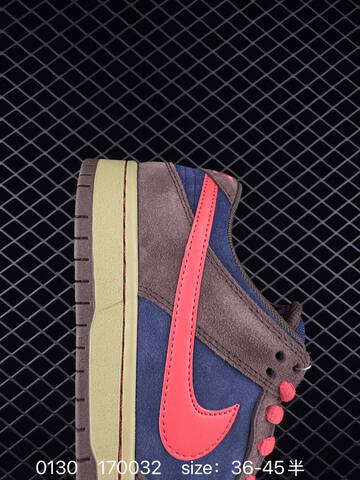 Nike SB Dunk Low Brown Navy Pink EU 36-45 Skate - Unisex (BS-72882)