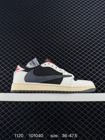 Jordan Air Jordan 1 Low OG SP DZ4137-106 Sail Black Red Cream EU 36-47 5 Sneaker - Unisex (BS-80222)