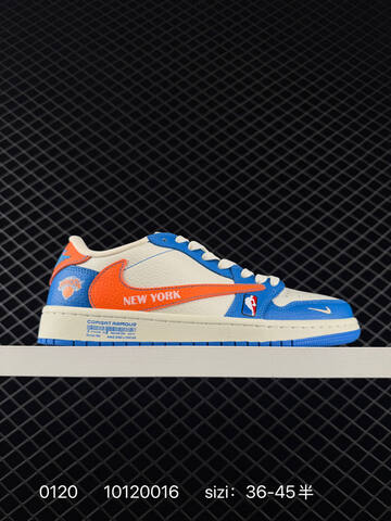 Nike SB Dunk Low Pro White Blue Orange EU 36-45 Skate - Unisex (BS-73065)