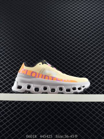 On Running Cloudmonster Cream Orange Grey Pink Black EU 36-45 Running Shoe Running Sneakers - Unisex (BS-85553)