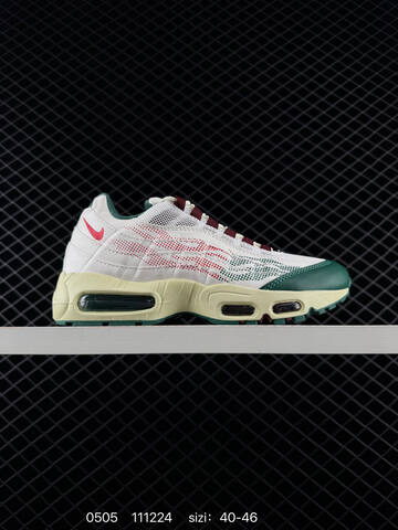 Nike Air Max 95 OG White Green Red Cream Multicolor EU 40-46 Lifestyle - Men's (BS-71678)