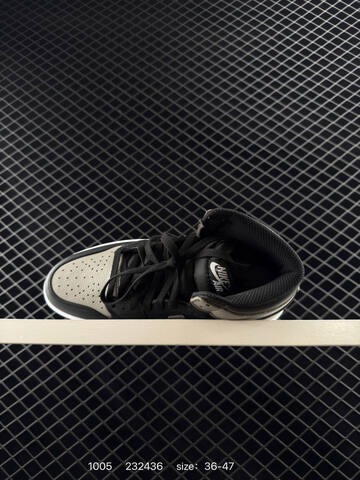 Jordan Air Jordan 1 Retro High OG Black Grey White EU 36-47 Basketball Shoe - Unisex BS-80570