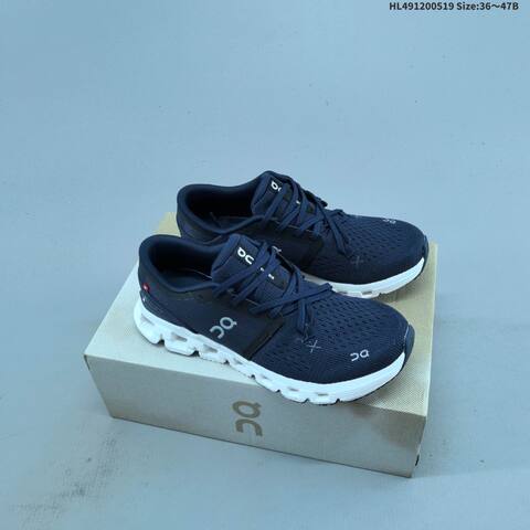 On Cloud X 4 Navy Blue White Black EU 36-47 Running Shoe Running Sneakers - Unisex (BS-69544)