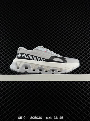 On Cloudmonster 2 Grey Purple White Black Yellow EU 36-45 Running Shoe Running Sneakers - Unisex BS-85301