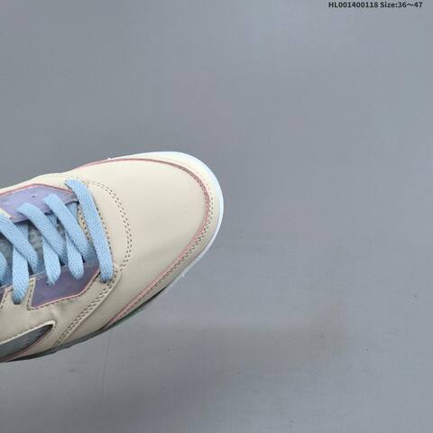 Jordan Air Jordan 5 Retro SE Easter Cream Lavender Light Blue Mint Green 36 47 Basketball - Unisex (BS-66930)