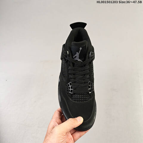 Air Jordan 4 Retro Black Cat Replica AIR JORDAN 4 Aj4 Lifestyle (BS-67556)