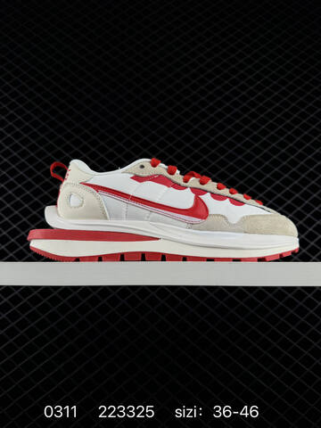 Nike Vaporwaffle Sacai White Red 36-46 Running - Unisex (BS-72699)
