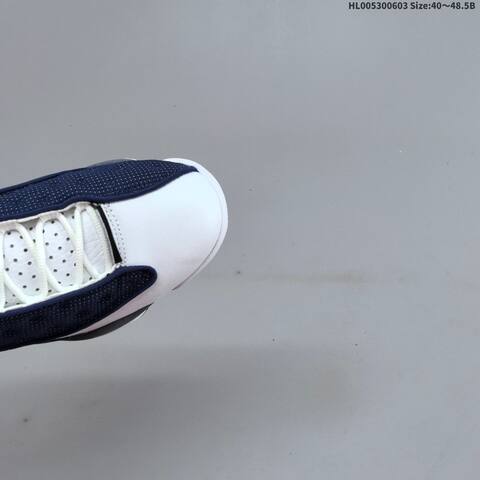 Jordan Air Jordan 13 Retro Navy Gray White 40 48 5 Basketball - Men's (BS-65816)