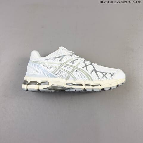 ASICS GEL-KAYANO 20 White Silver Cream EU 40-47 Running Shoe Running Sneakers - Men s BS-69218