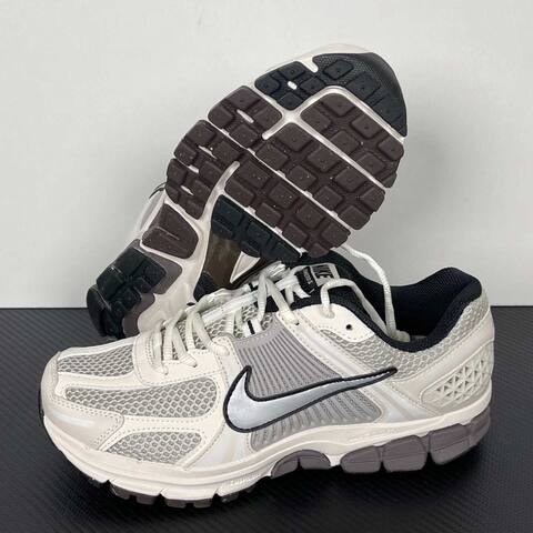 Nike Zoom Vomero 5 FJ2028-001 White Silver Grey Black Running (BS-86993)