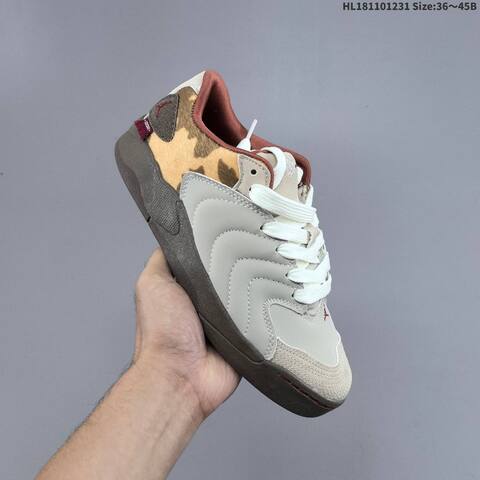 Jordan Session CNY Grey Beige Maroon White 36-45B Lifestyle - Women's (BS-67158)