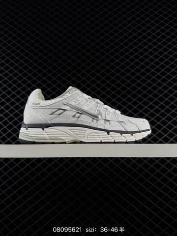 Nike P-6000 Light Grey Silver Black Light Green White EU 36-46 Running - Unisex (BS-69872)