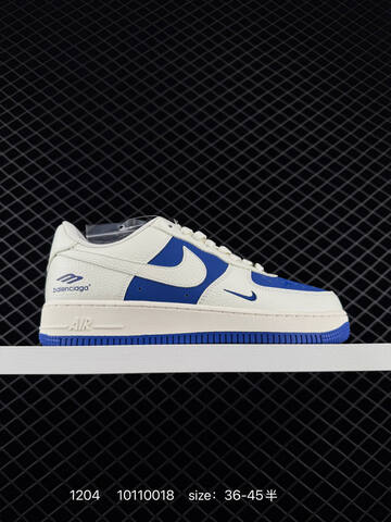 Nike Air Force 1 07 White Blue EU 36-45 5 Lifestyle - Unisex (BS-73842)