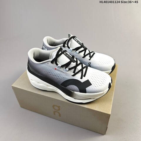On Running Cloudboom Max 3 MF30314651 White Black Gray Purple EU 36 45 Running Shoe EU 36-45 Running Sneakers - Unisex (BS-69777)