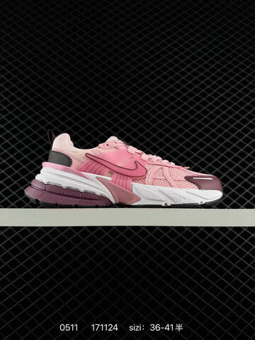 Other Nike Wmns V2K Runtekk Low White Grey Pink FN0738-106 36 36 5 37 Lifestyle - Women's (BS-71546)
