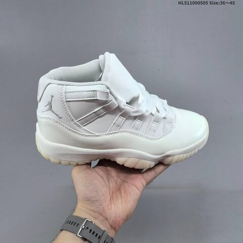 Jordan Air Jordan 11 Retro Sail White Cream 36 45 Basketball - Unisex (BS-66037)