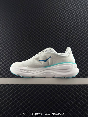HOKA ONE ONE Bondi 9 White Turquoise Blue EU 36-45 Running Shoe Running Sneakers - Unisex (BS-86528)