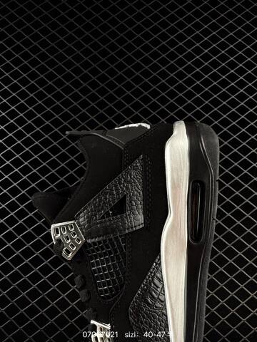 Air Jordan 4 Retro Black Cat AIR JORDAN 4 Aj4 4 Replica Lifestyle BS-79025