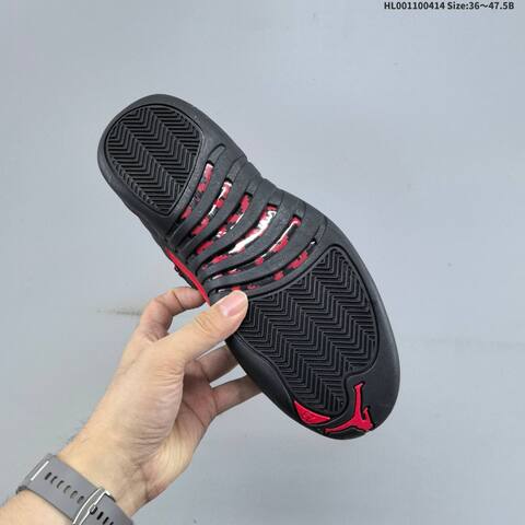 Jordan Air Jordan 12 Retro Black Red 36 47 5B Basketball - Unisex (BS-66191)