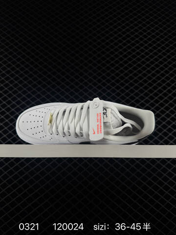 Nike Air Force 1 07 White Black EU 36-45 Casual - Unisex (BS-72547)